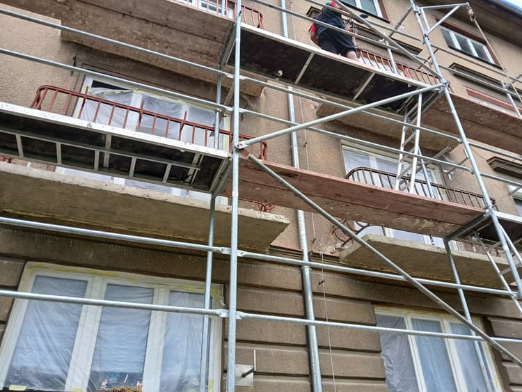 3. ukázka Poslední dokončená práce rekonstrukce balkónů v Sokolově - Jinex.cz | Jiří Nesměrák