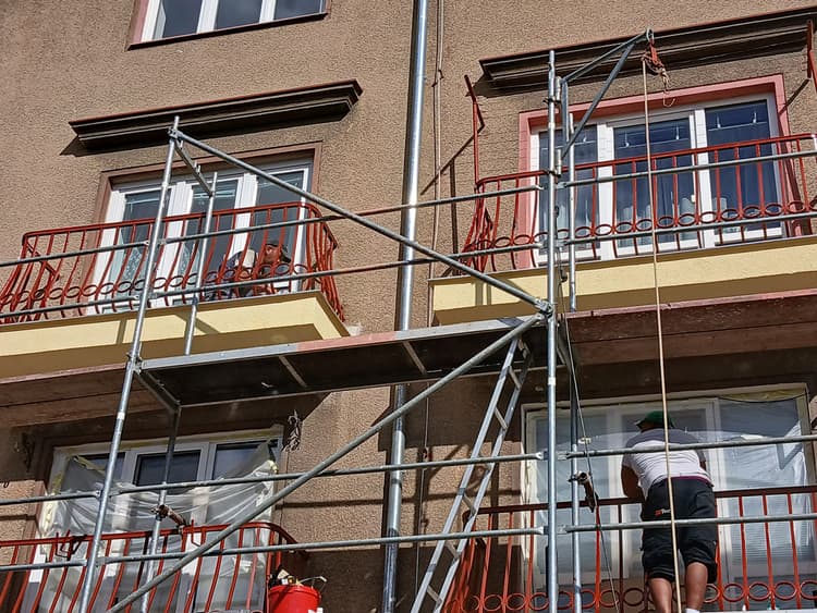 6. ukázka Poslední dokončená práce rekonstrukce balkónů v Sokolově - Jinex.cz | Jiří Nesměrák