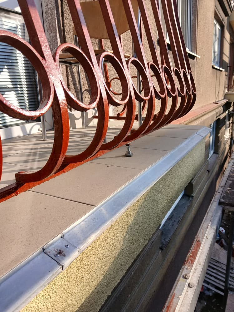 7. ukázka Poslední dokončená práce rekonstrukce balkónů v Sokolově - Jinex.cz | Jiří Nesměrák