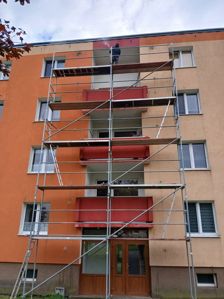 3. ukázka Služba rekonstrukce fasád a lodžií - Jinex.cz | Jiří Nesměrák