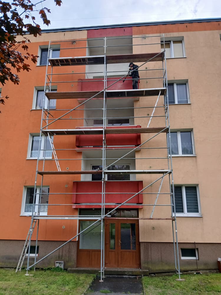 5. ukázka Služba rekonstrukce fasád a lodžií - Jinex.cz | Jiří Nesměrák